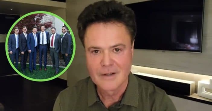 Donny Osmond and his sons