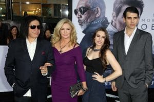 Gene Simmons, Shannon Tweed, Nick Simmons and Sophie Simmons 