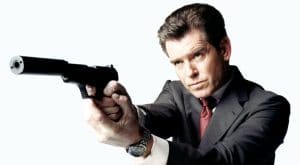 Brosnan's final appearance as Bond