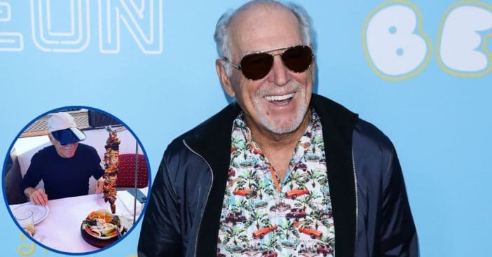 New Photo Shows Jimmy Buffett Eating A Massive Seafood Tower