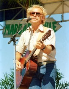 JIMMY BUFFETT, in a live outdoor performance