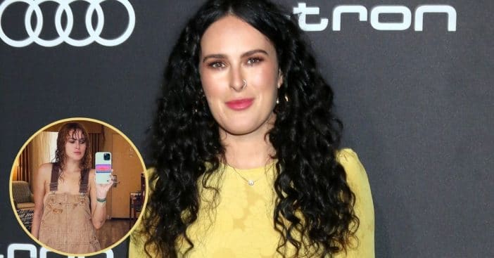 Rumer Willis Heats Things Up With New Photo Posing In Only Overalls