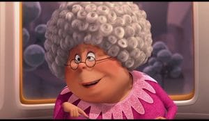 White got to exercise her pipes with some singing at the end of The Lorax as Granny Norma