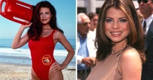 Yasmine Bleeth as Caroline Holden and now