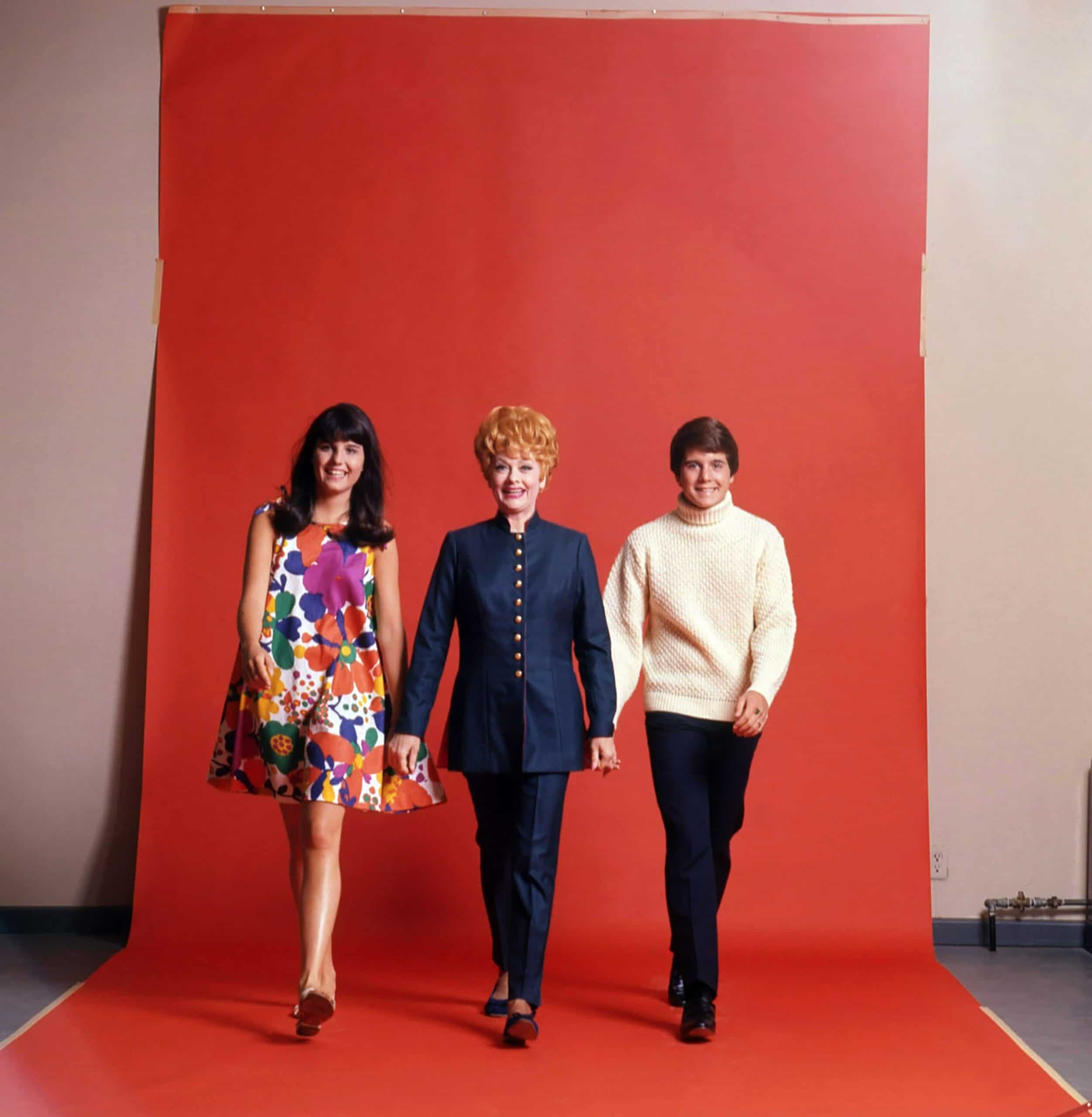 HERE'S LUCY, from left: Lucie Arnaz, Lucille Ball, Desi Arnaz Jr., 1968-74