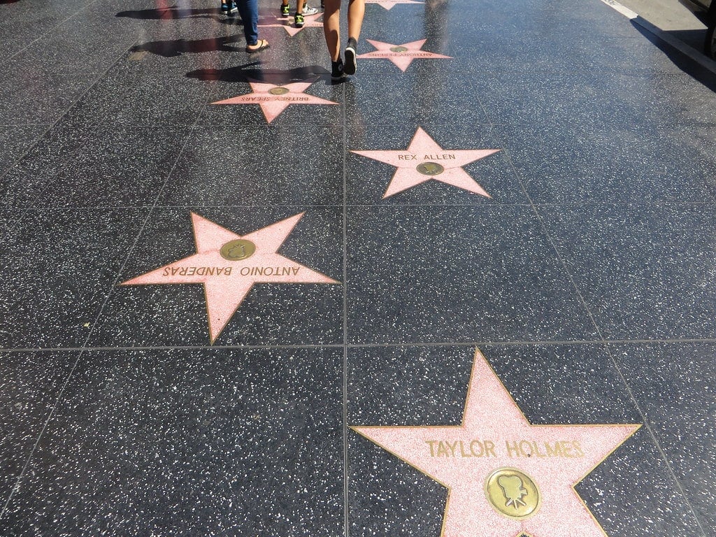 Hollywood Walk of Fame stars
