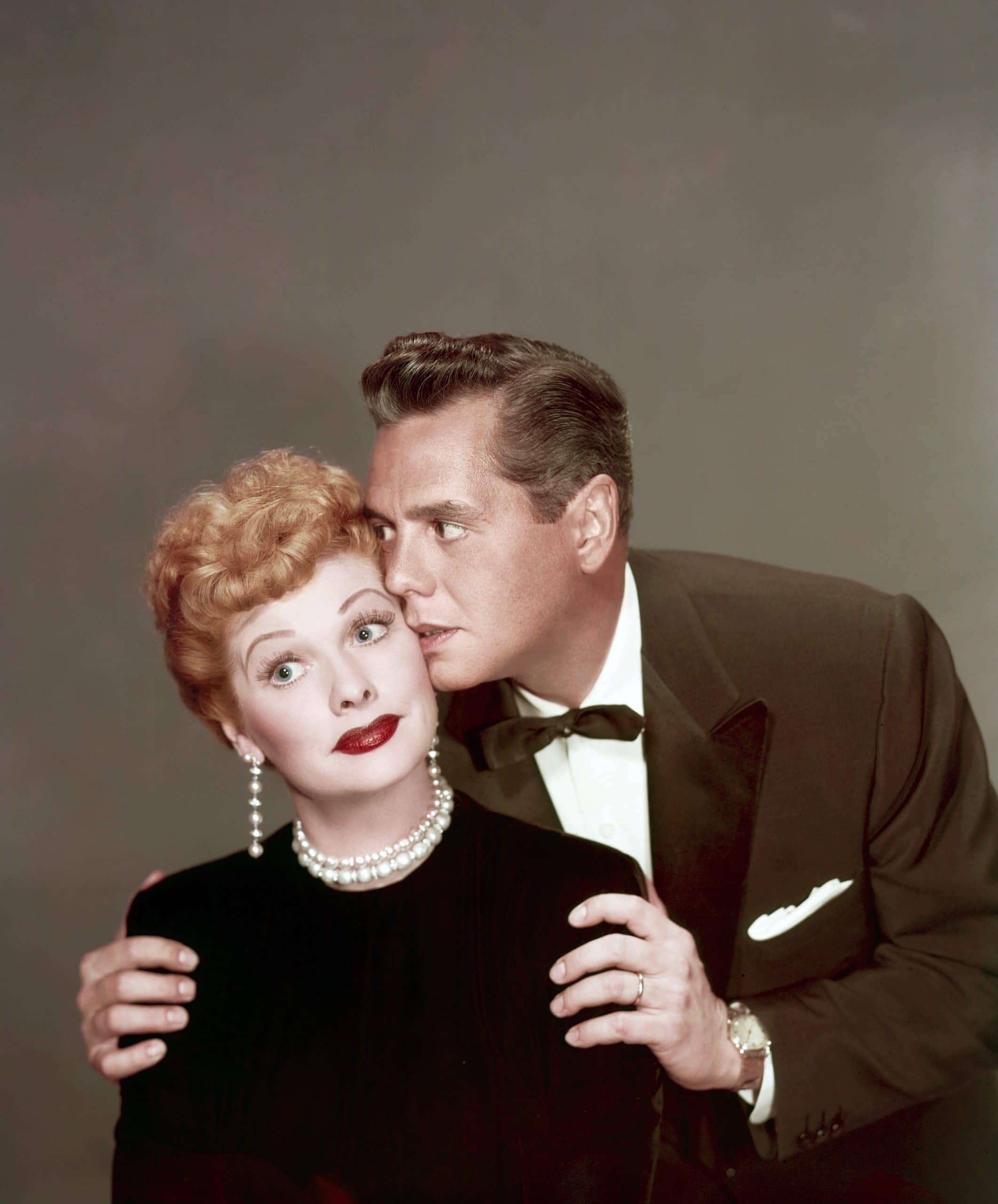 I LOVE LUCY, from left: Lucille Ball, Desi Arnaz, 1951-57