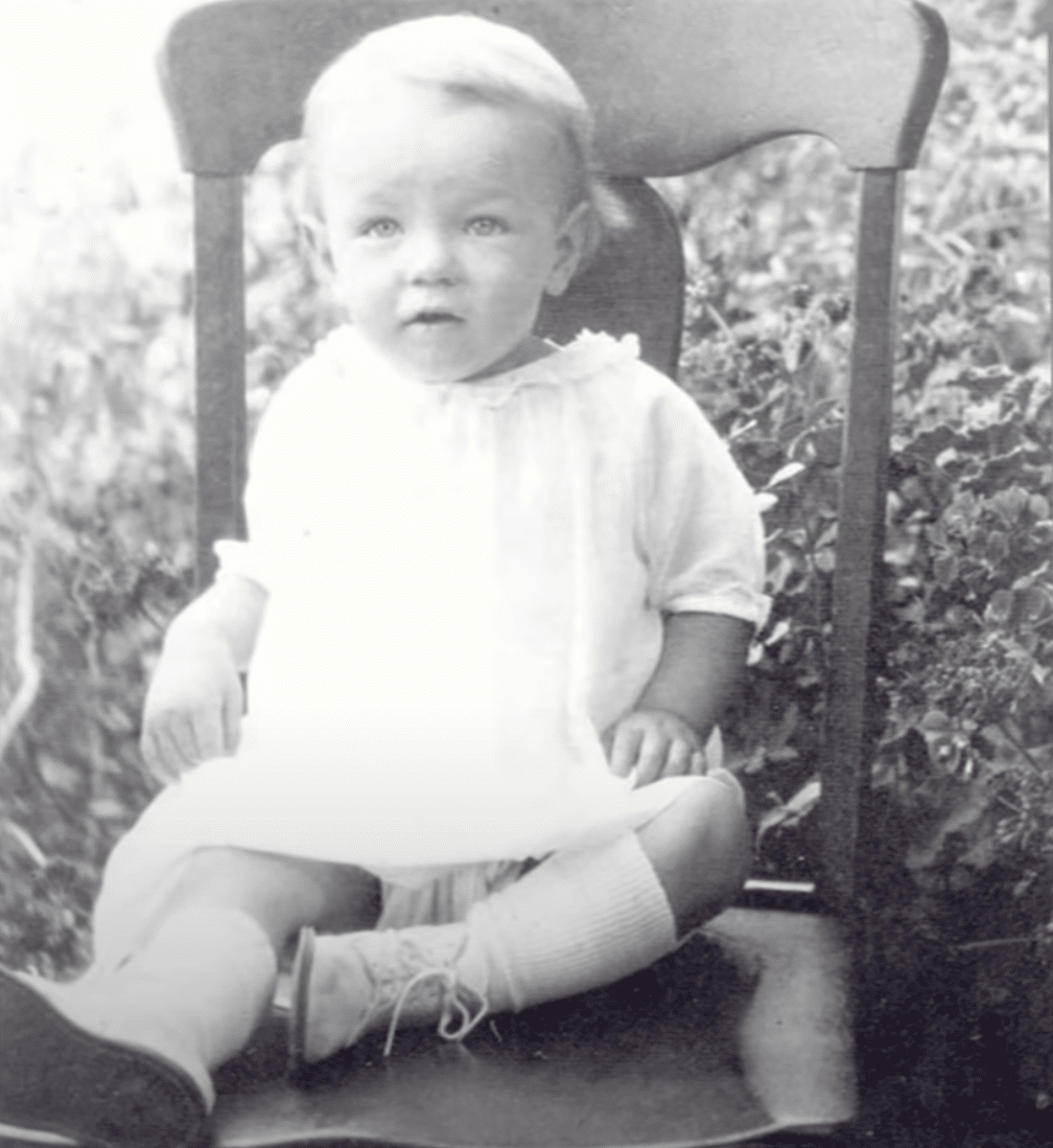 Marilyn Monroe as a baby