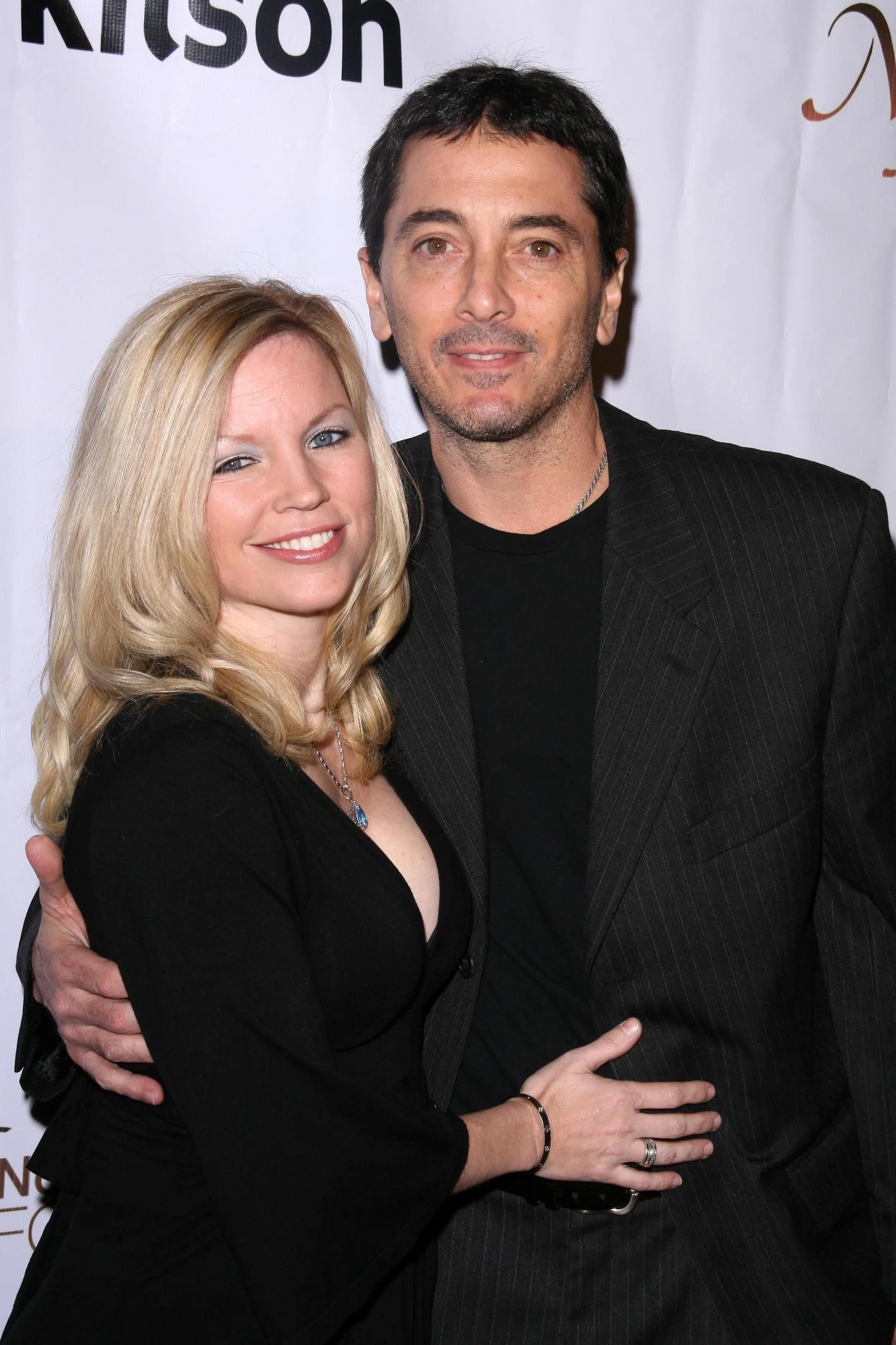 Renee Sloan and Scott Baio at the Stand Up To Cancer Charity Merchandise Launch