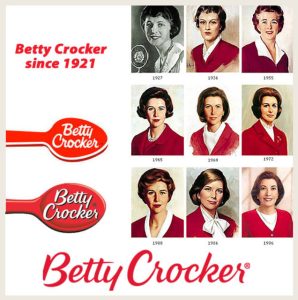 Betty Crocker has had many faces symbolzing this iconic baker, 100 years old as of 2021