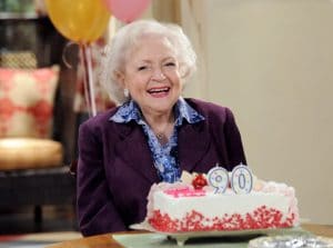 Betty White and Betty Crocker celebrated their 90th birthdays together too an decade ago