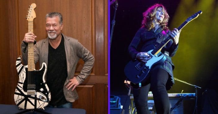 Eddie Van Halen and Nancy Wilson