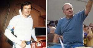 Gil Gerard in the 25th and 21st century, respectively