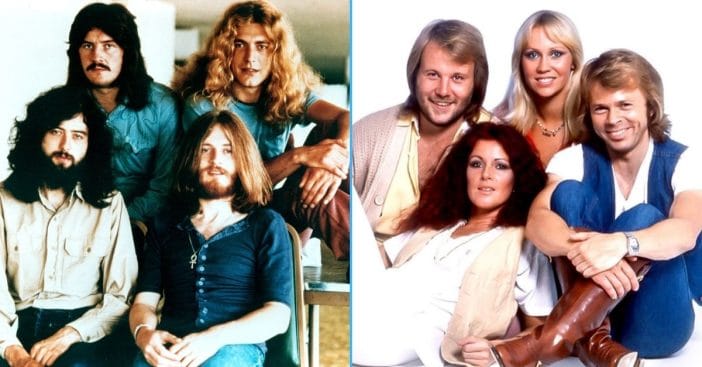 Led Zeppelin and ABBA