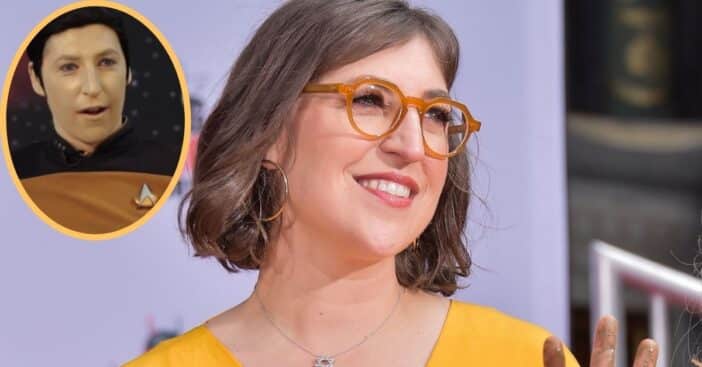 Mayim Bialik channeling her inner 'Star Trek' fan