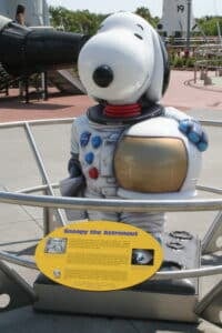 Snoopy has a history with NASA and with the organization's missions into space