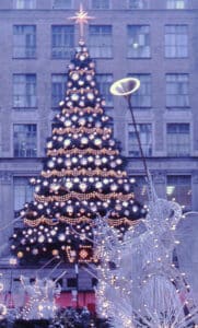 The first tree stood at 20 feet, and two years later such a fixture became an annual tradition