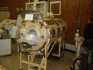 The iron lung is considered obsolete in most facilities, but Martha Lillard relies on one to breathe