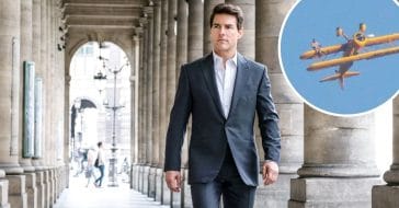 Tom Cruise seen filming stunt for Mission Impossible 8