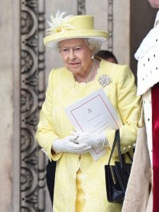 Traditionally, the queen would lay down a wreath honoring Britain's service men and women and civilians who lost their lives to war