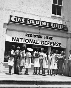Women's opportunities were restricted until midway through America's participation in World War Ii