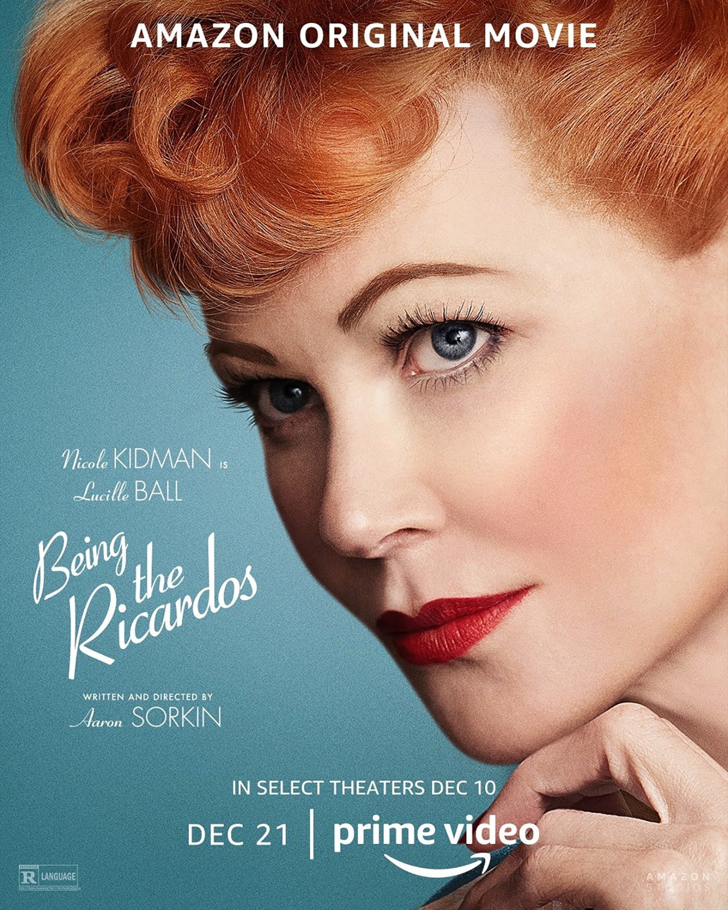 BEING THE RICARDOS, US character poster, Nicole Kidman as Lucille Ball, 2021
