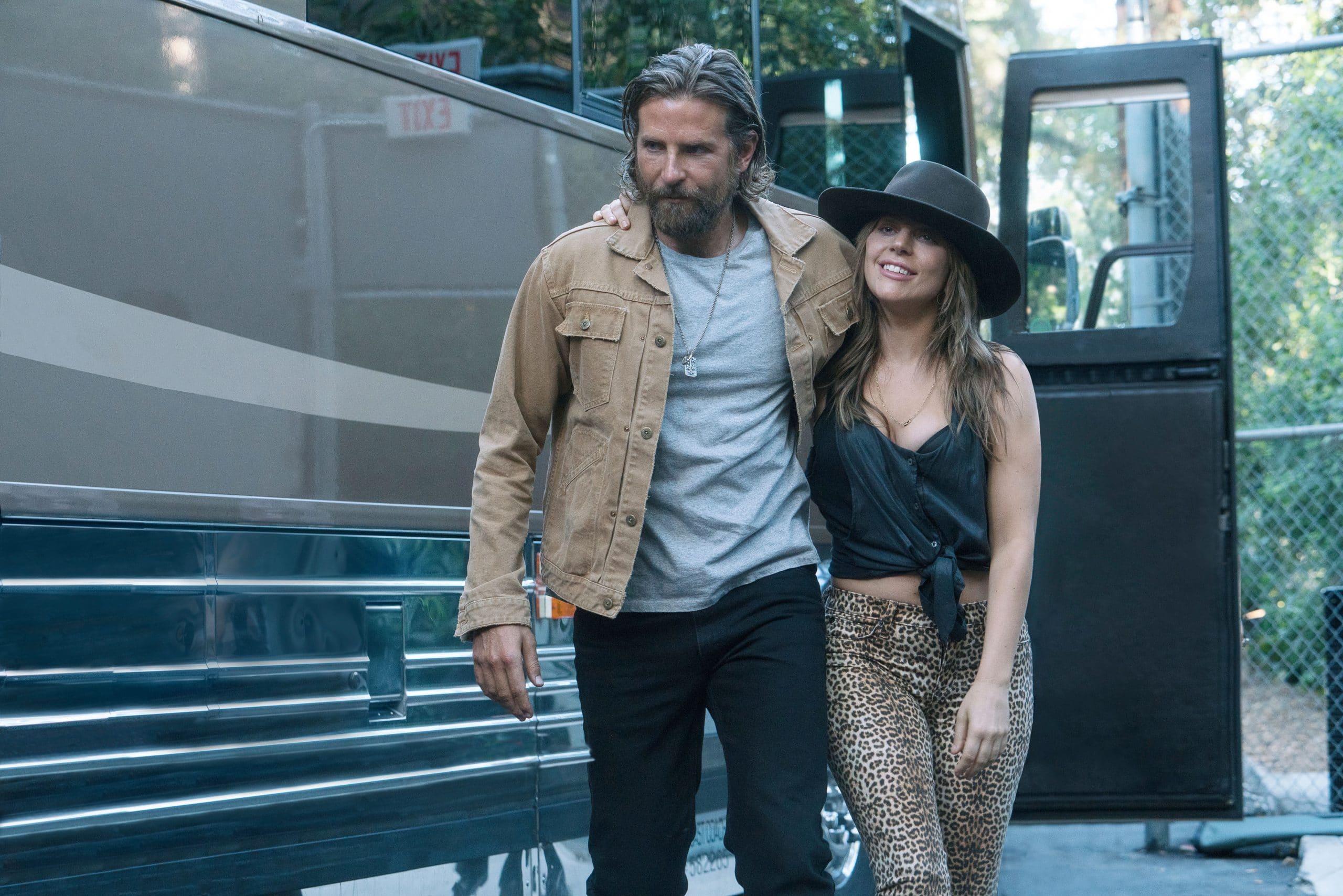 A STAR IS BORN, l-r: Bradley Cooper, Lady Gaga, 2018