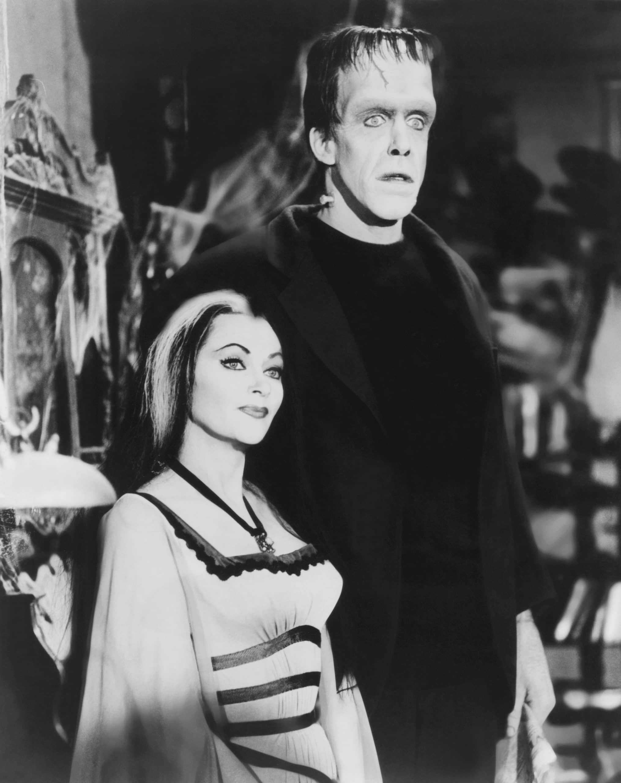 THE MUNSTERS, from left: Yvonne De Carlo, Fred Gwynne, 1964-66