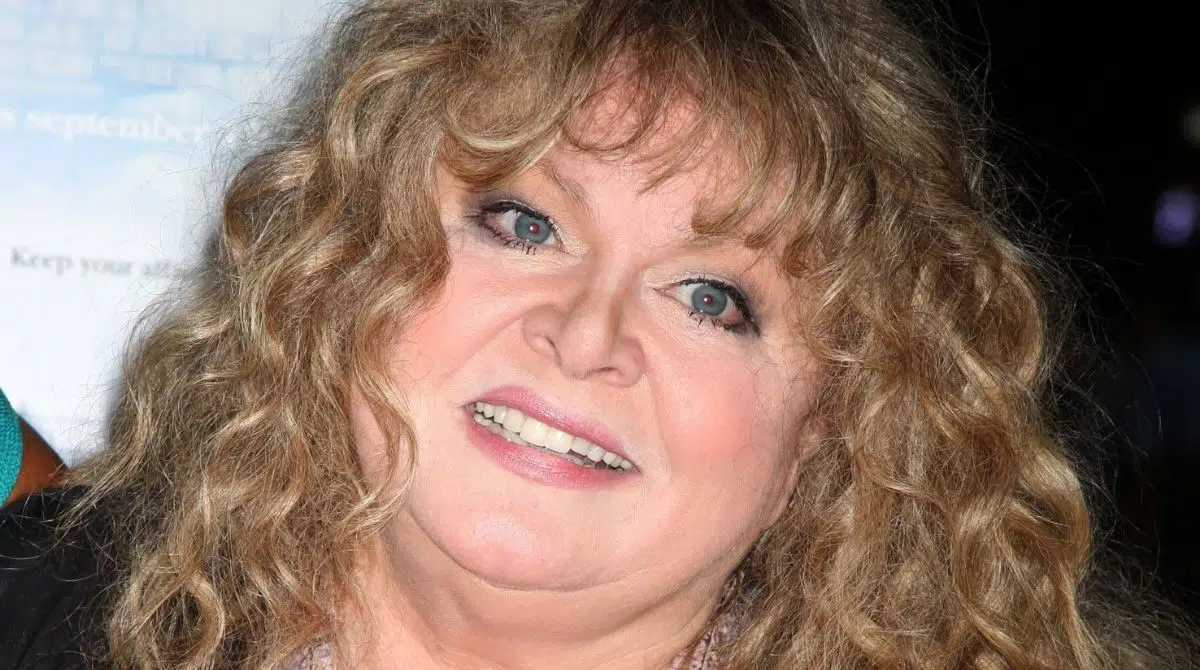 Sally Struthers with curly hair