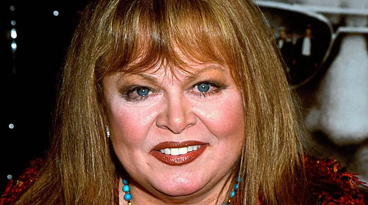 Sally Struthers in Red Outfit