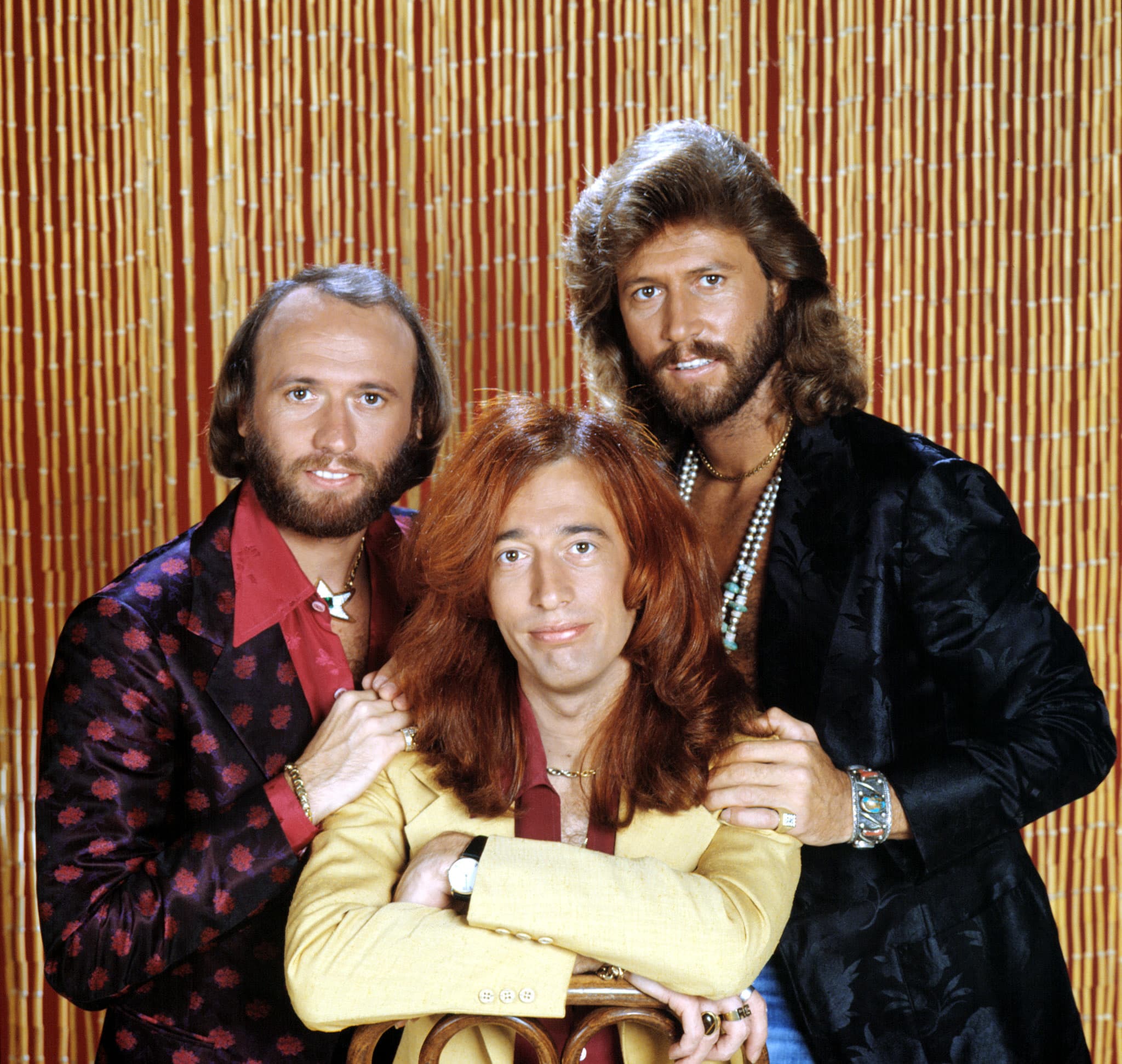 BEE GEES, Maurice Gibb, Robin Gibb, Barry Gibb, circa mid-1970s 