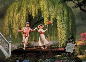 A dangerous stunt in Mary Poppins had Julie Andrews swearing