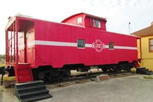 A repurposed caboose gets a second life