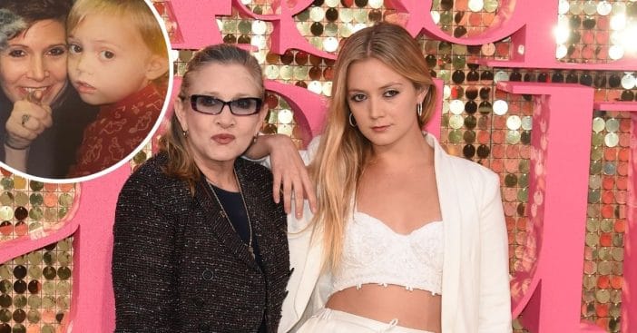 Billie Lourd honors late mom Carrie Fisher