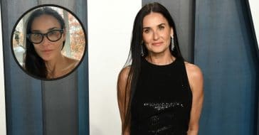 Demi Moore enjoys quiet time in the bathtub
