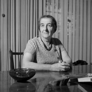 Golda Meir, first and only woman to become prime minister of Israeli