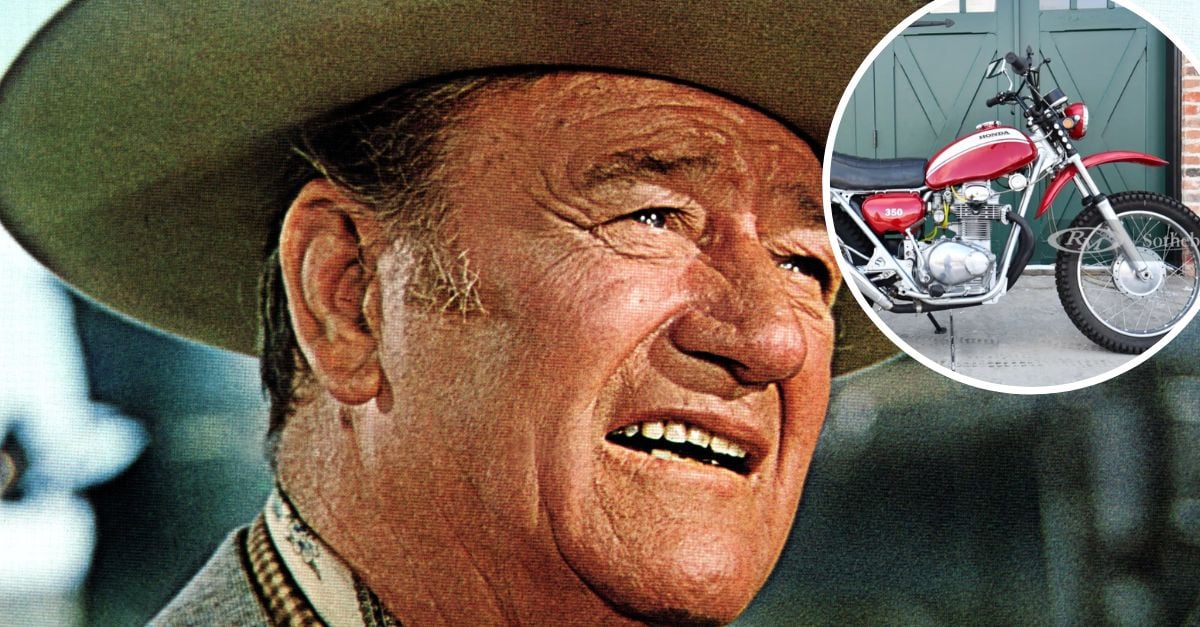 You Could Be The Proud Owner Of John Wayne’s Honda SL350 Motorcycle