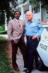 IN THE HEAT OF THE NIGHT, from left: Howard E. Rollins Jr., Carroll O'Connor