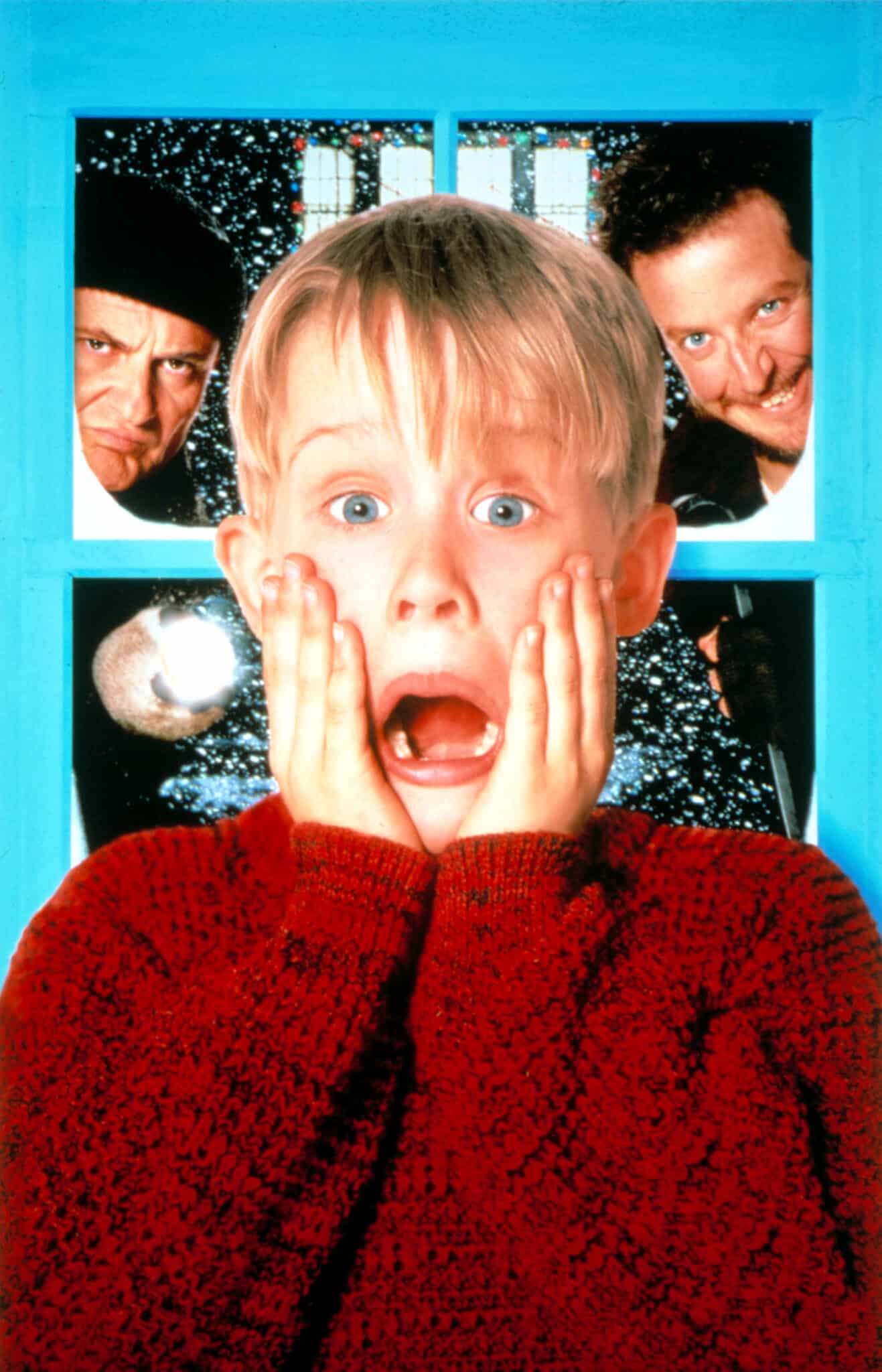 HOME ALONE, Joe Pesci, Macaulay Culkin, Daniel Stern, 1990