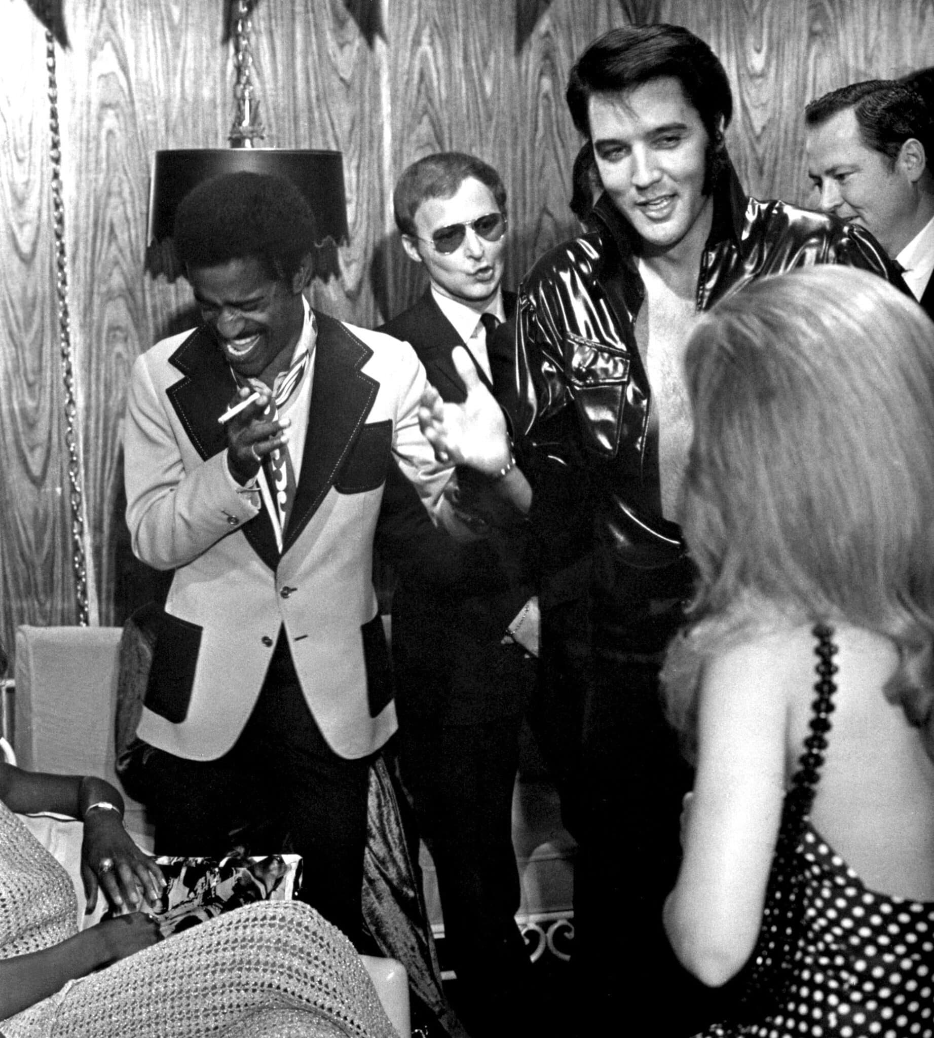 ELVIS: THAT'S THE WAY IT IS, Sammy Davis Jr., Elvis Presley, 1970