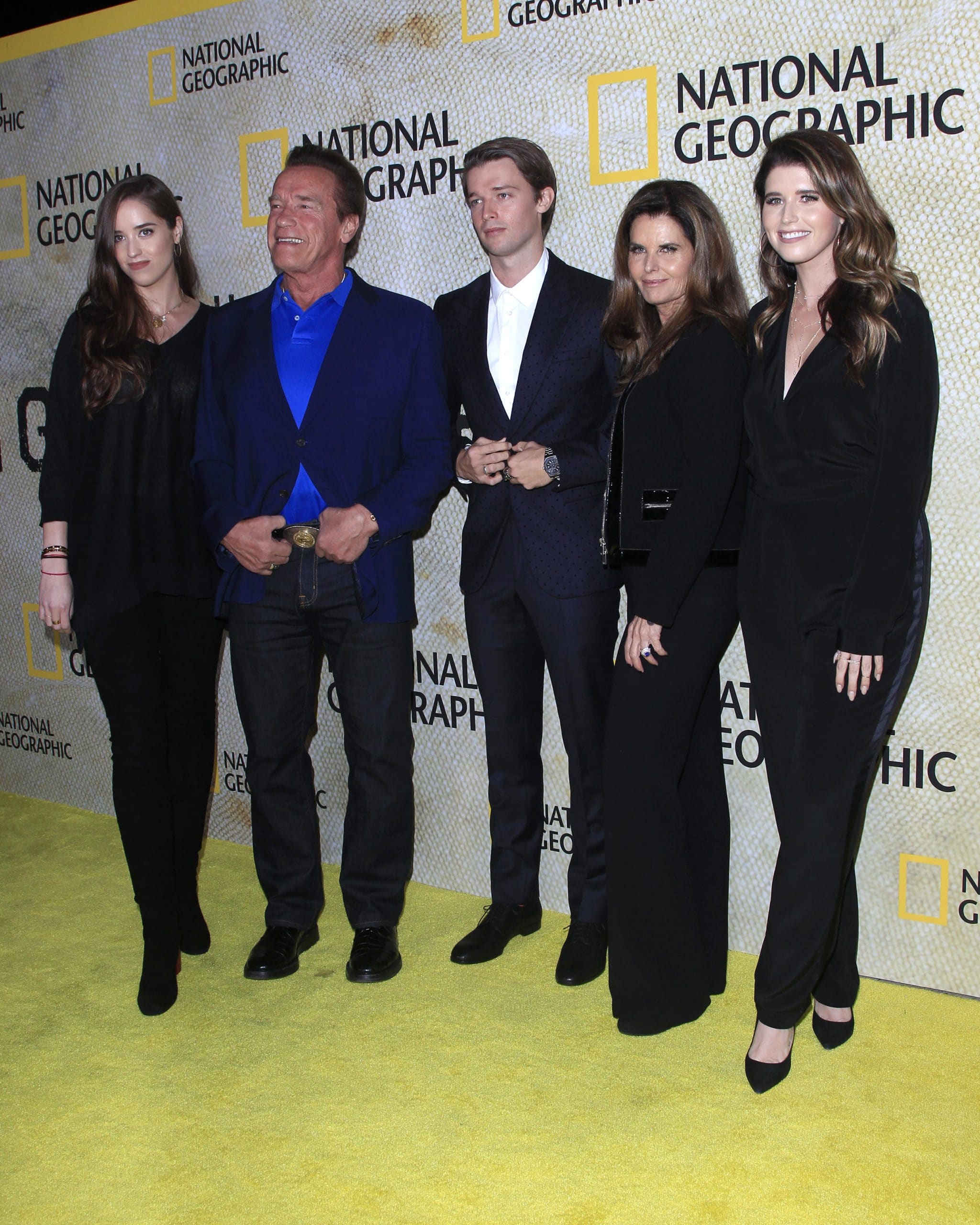 Christina Schwarzenegger, Arnold Schwarzenegger, Patrick Schwarzenegger, Maria Shriver, Katherine Schwarzenegger