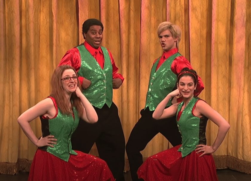 "The Sparkle Players Christmas Show" SNL skits