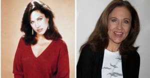 Actress Erin Gray then and now