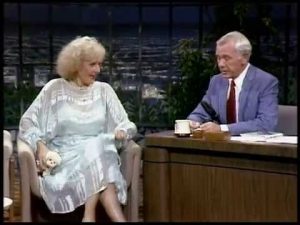 Betty White with Johnny Carson