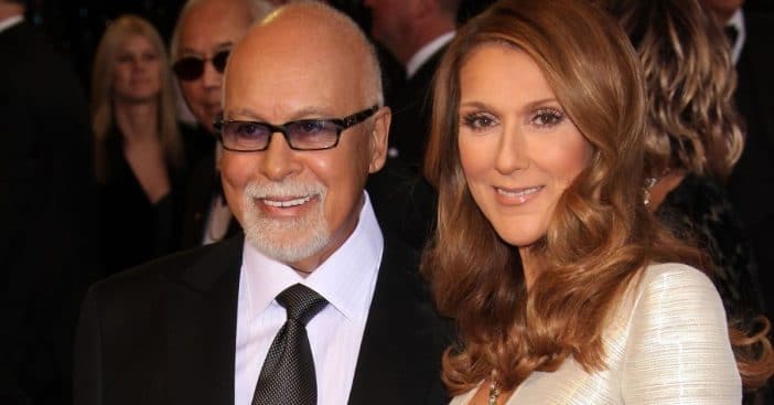 Celine Dion with her manager and husband