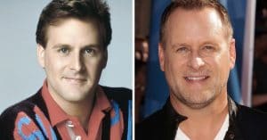 Dave Coulier then and now