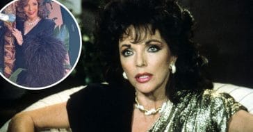 Joan Collins shows off impressive legs at 88 years old
