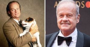 Kelsey Grammer leading the cast of Frasier and today