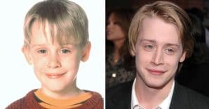 Macaulay Culkin, twice leading the cast of Home Alone and today