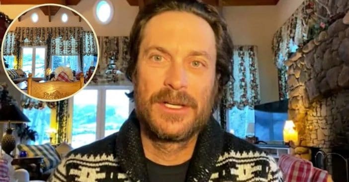 Oliver Hudson Shows Off Mom Goldie Hawn & Kurt Russell's 30-Year-Old Curtains At Aspen, CO Home